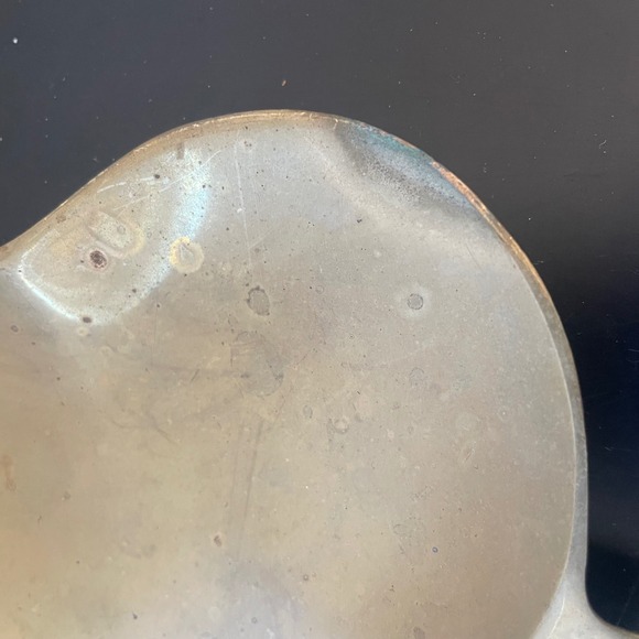 Vintage Mid Century Modern 3 Leaf Clover Trinket Tray Brass MCM‎ *READ - Picture 5 of 7